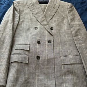RARE J. Crew Summer Suit 40R Ludlow Double Breasted Linen Perfect! MUST SEE